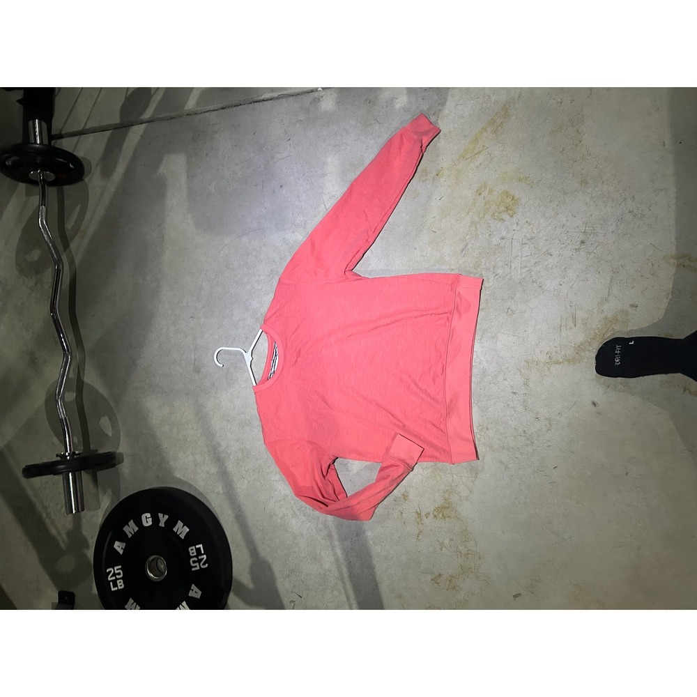 Denim & Flower Ricky Singh Mens Salmon Pink Crewneck Sweatshirt Medium